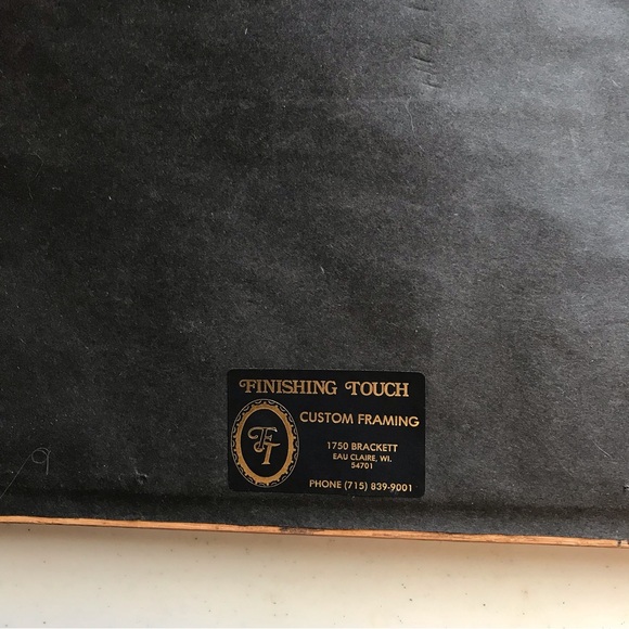 Handmade Complete Cross Stitch Bunnies Professionally Framed & Matted w/Glass - Picture 6 of 6